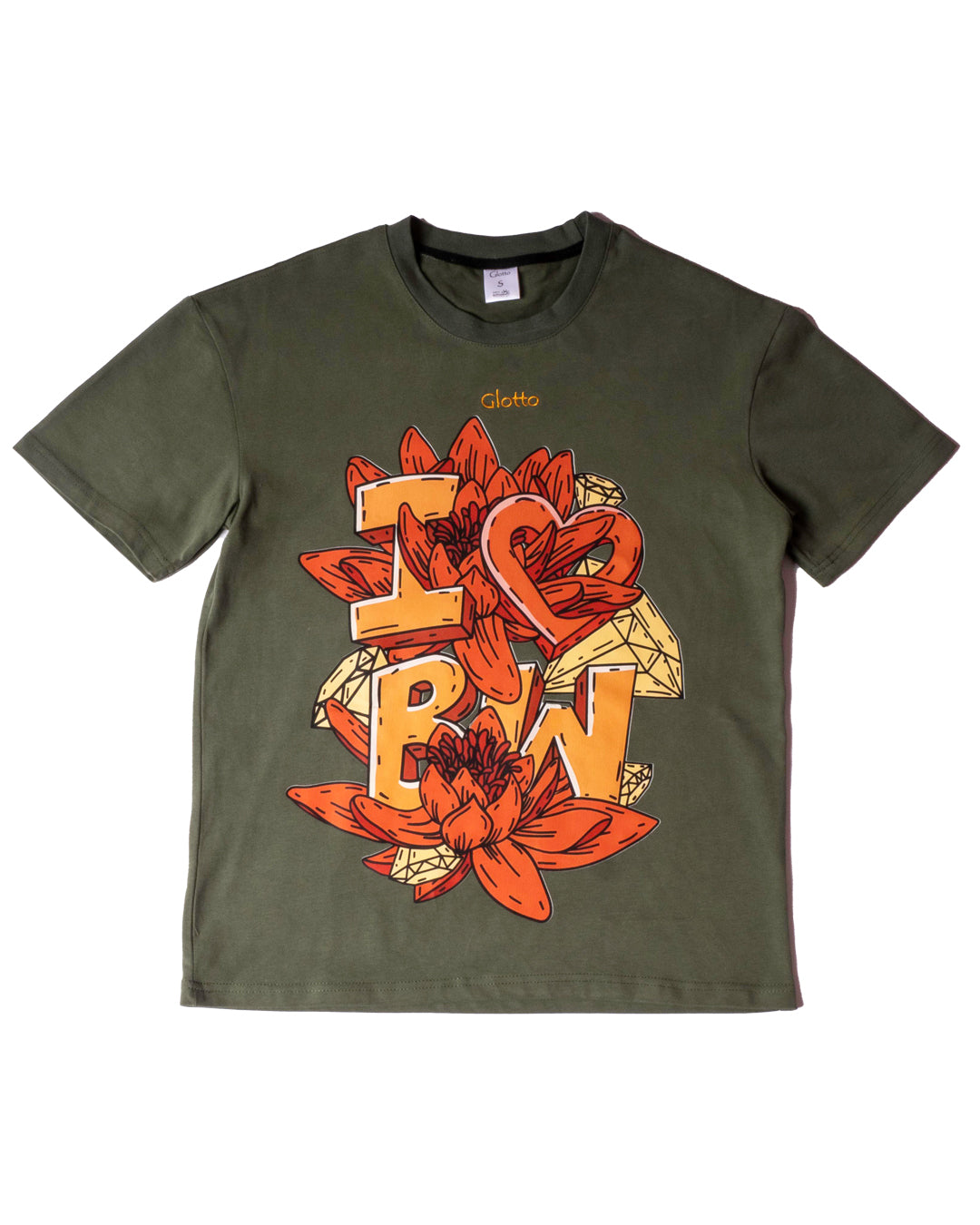 Glotto x Fifi Wale I Love BW T-Shirt