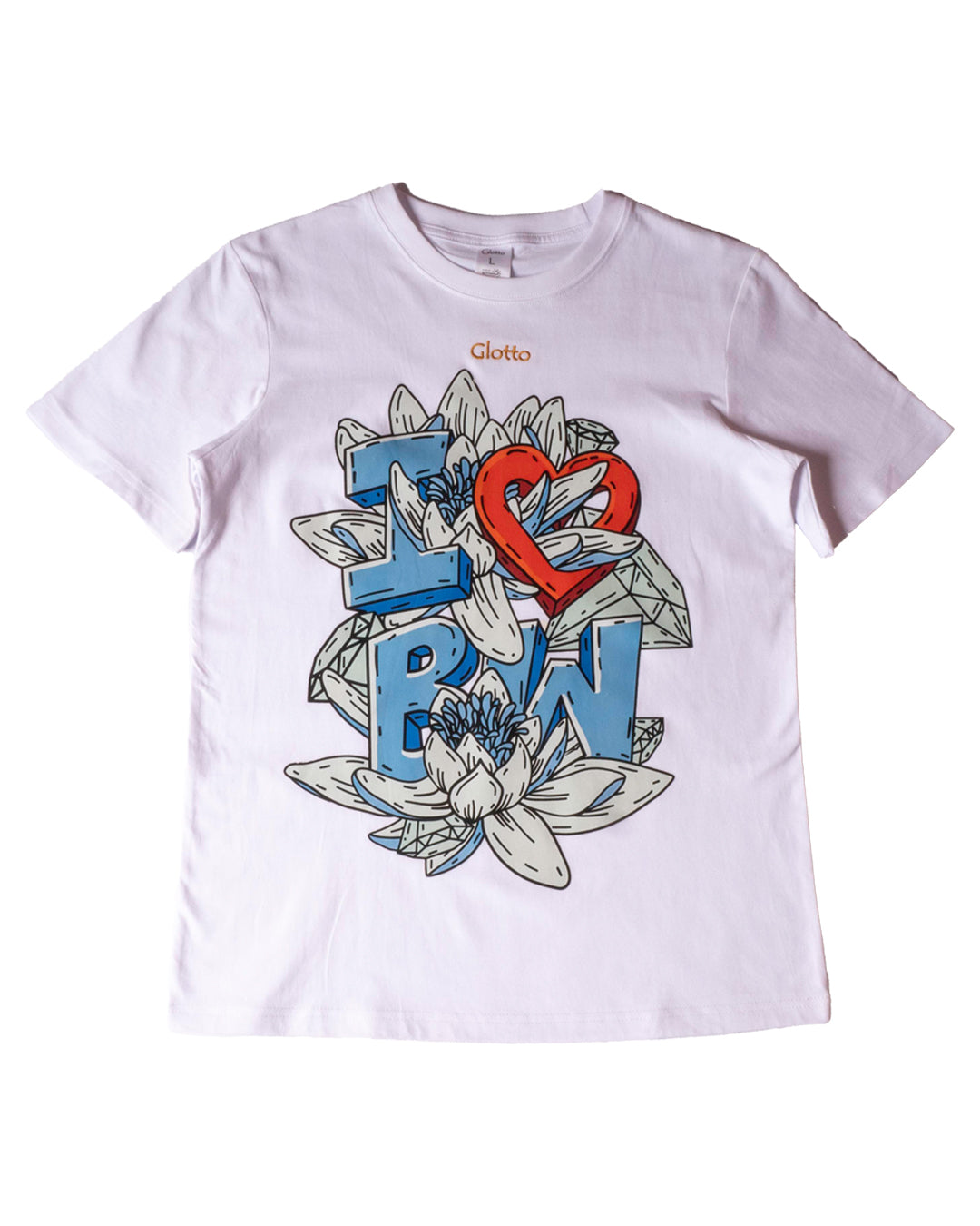 Glotto x Fifi Wale I Love BW T-Shirt